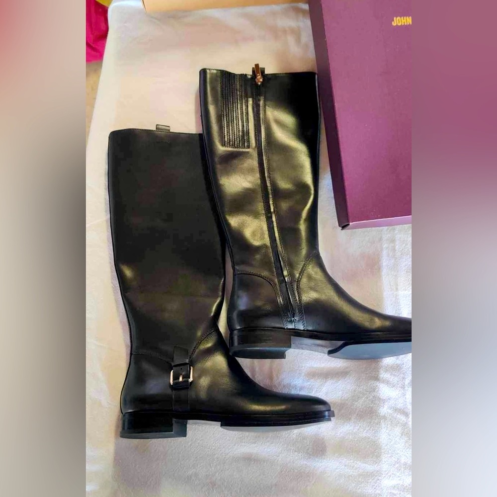 Johnson & Murphy Black Riding boots